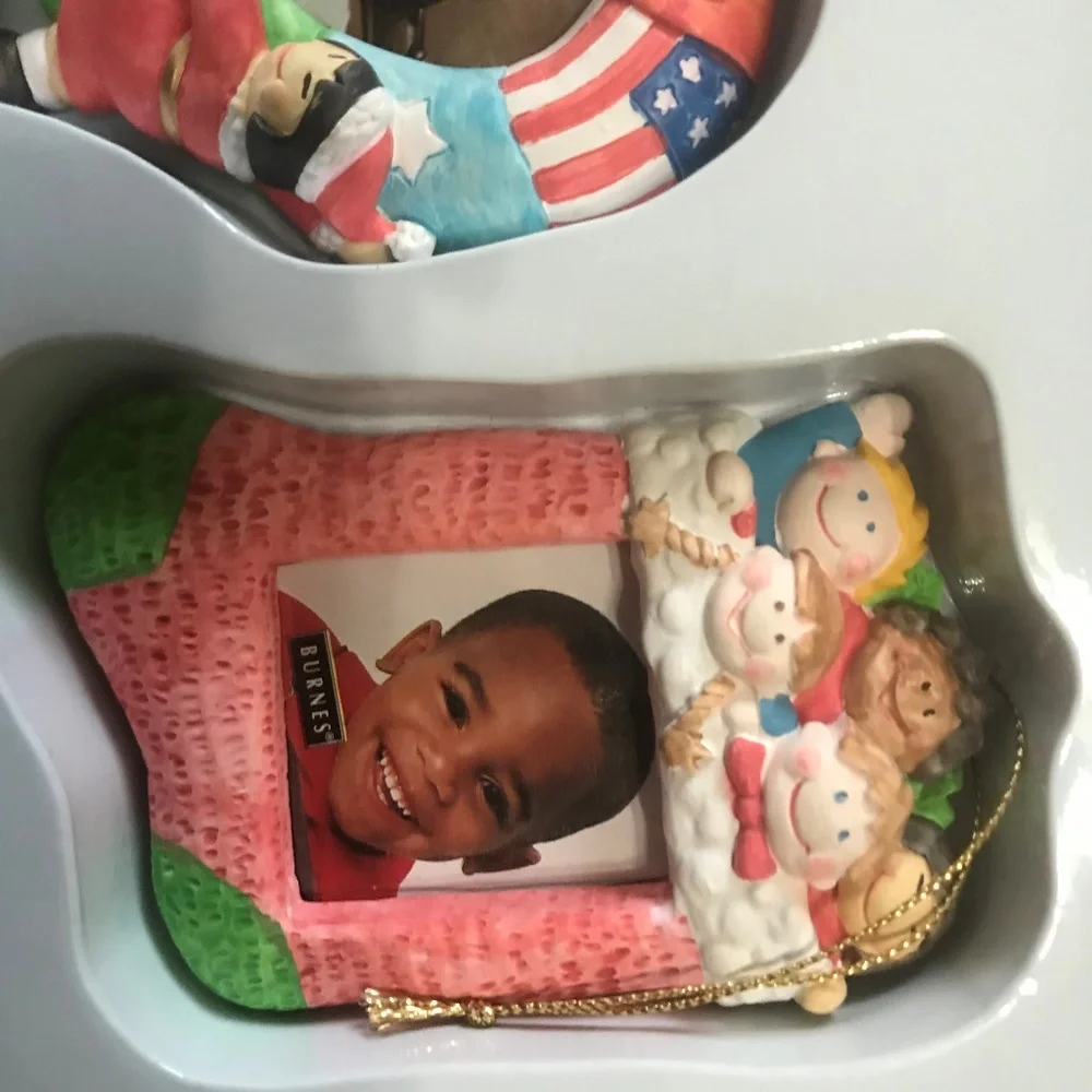 VTG 3 Save The Children Christmas tree ornament
